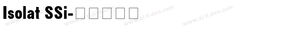 Isolat SSi字体转换